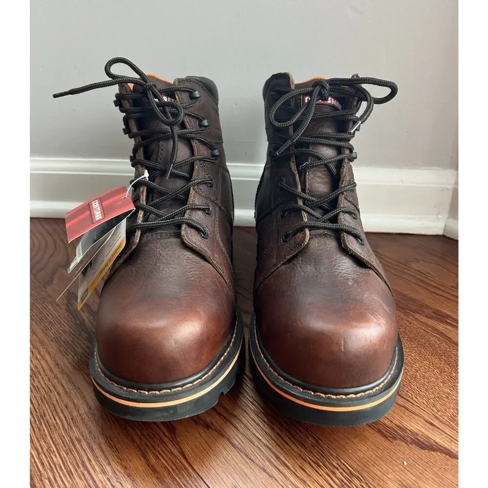 Craftsman 6” Steel Toe Leather Workwear Boots Waterproof ATSM Size Men’s 11 NWOB